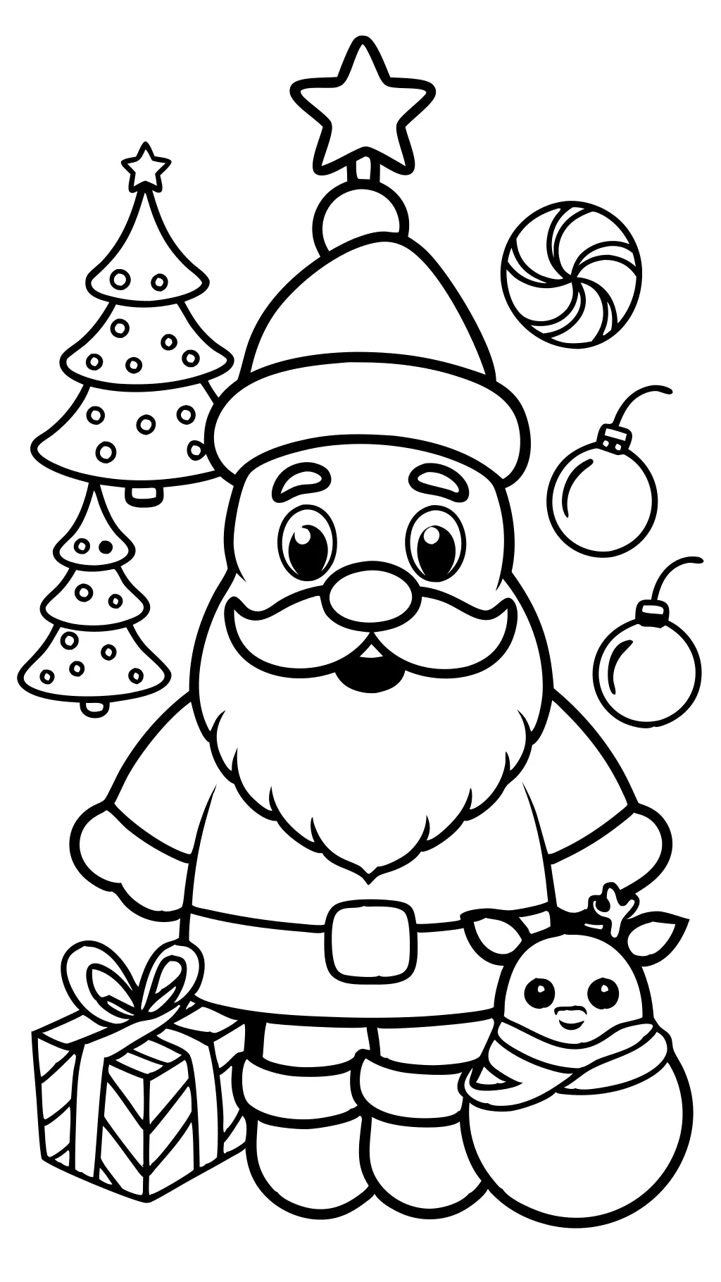 christmas coloring in pages printable